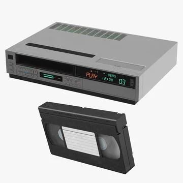 Vcr Player, Vhs Cassette, Mini Speaker