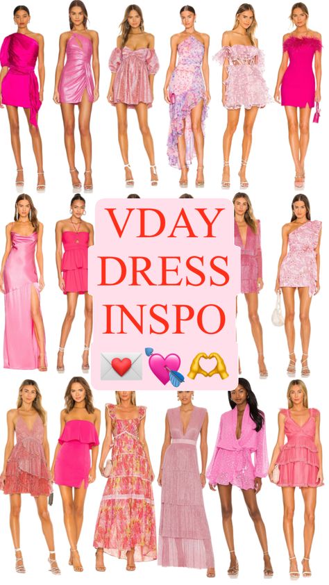 VALENTINE’S DAY DRESS INSPO 💕💌✨🫶 Galentines Party Dress, Mocktail Photoshoot, Valentine’s Day Dresses, Valentines Dance Dresses, Valentines Dresses, Vday Dress, Valentines Day Dress, Valentines Dress, Formal Ideas