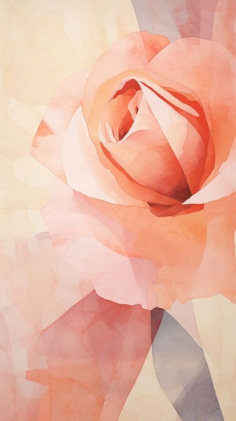 Rose Abstract Painting, Floral Cards Design, Iphone Wallpaper Stills, Rose Abstract, Very Cute Puppies, Wallpaper Mobile, Wallpaper Flowers, Art Female, Rebecca Vallance