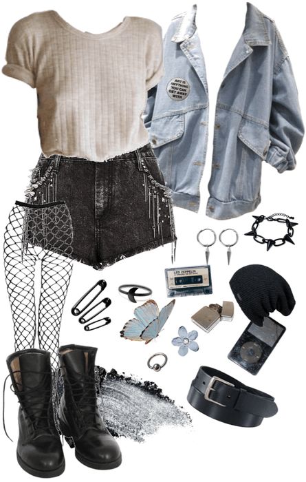 2016 Tumblr Outfits Grunge, Spring Emo Outfits, 2015 Tumblr Aesthetic Outfits, Casual Alternative Outfits Summer, 2015 Outfits Tumblr, Summer Outfits Aesthetic Grunge, 90s Alternative Fashion Grunge, Grundge Girl, Band Outfits Aesthetic