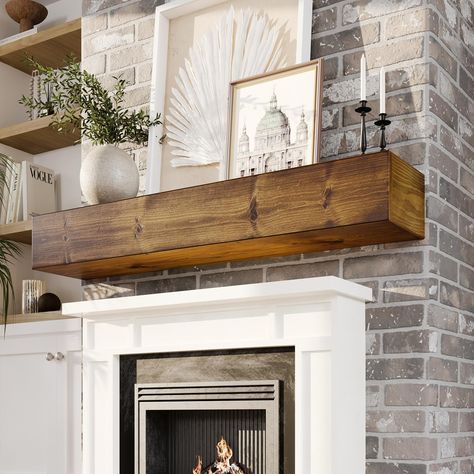 Modern farmhouse mantle