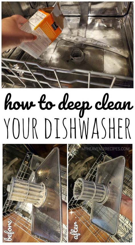 Clean Your Dishwasher, Dishwasher Cleaning, Cleaning Your Dishwasher, Baking Soda Benefits, Whirlpool Dishwasher, Easy Cleaning Hacks, Homemade Cleaning Solutions, Cleaning Stuff, Deep Cleaning Tips