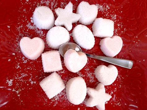 Diy Sugar Cubes, Sugar Cubes Recipe, Sugar Cubes Diy, Diy Cocktails, Flavored Sugar, Tea Party Food, Sugar Cubes, Serious Eats, Small Cake