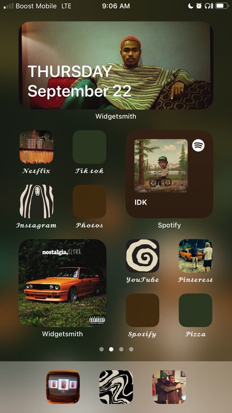 Cool Ios Wallpaper, Creative Homescreen Layout, Ios Theme Aesthetic, Phone Organization Home Screen, Widgetsmith Ideas, Ios Theme, Lockscreen Ios, Ios App Iphone, Iphone Wallpaper Ios