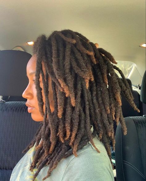 Free Form Locs Women, Real Locs On Black Women, Semi Freeform Locs Women, 4b Locs, Thick Locs On Black Women, Freeform Locs, Thick Locs, Loc Hairstyles, Beautiful Locs