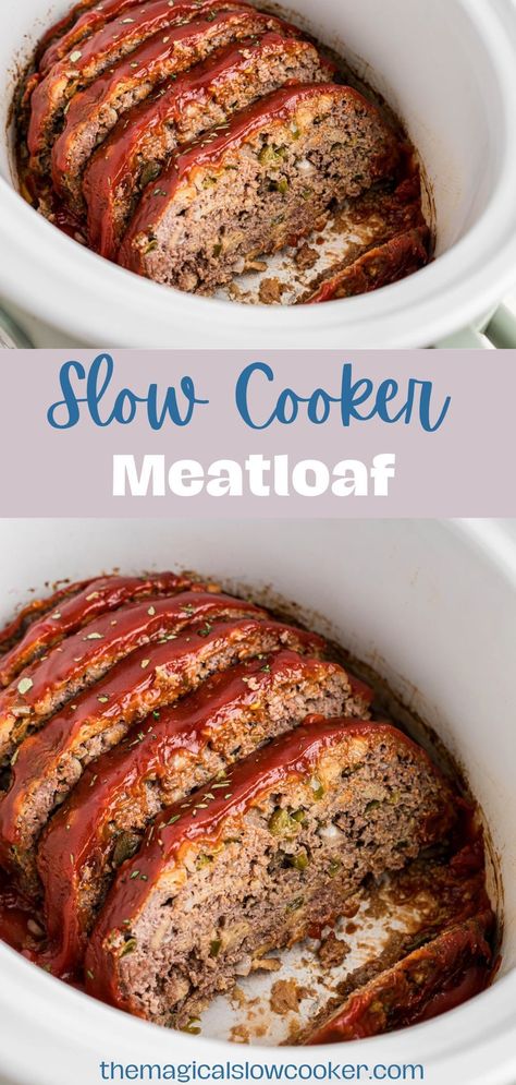 Skip the oven and make a delicious, mouth-watering slow cooker meatloaf recipe! All you need are a few classic meatloaf ingredients and you’re set to go. This easy crockpot meatloaf is one to add to your holiday meal plan. Easy Crockpot Meatloaf, Thanksgiving Crockpot Recipes, Crockpot Recipes Mexican, Stew Recipes Crockpot, Crockpot Recipes Cheap, Best Pressure Cooker Recipes, Crockpot Meatloaf, Slow Cooker Meatloaf, Crockpot Dessert Recipes