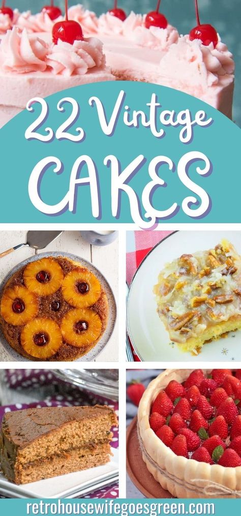 Atomic Cake Recipe, 1950 Desserts, 1970s Desserts, Vintage Baking Recipes, Old Fashion Cake Recipes, 1950s Desserts, 1950 Baking Recipes, Cakes From Scratch Recipes, Old School Cake Recipes