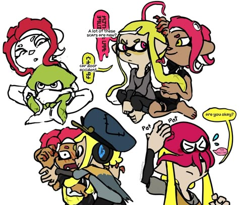 Splat Tim, Agent 8, Splatoon Memes, Happy Jar, Splatoon Comics, A Hat In Time, Funny Doodles, Squid Games, Read Image