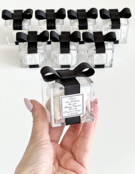 5 Pcs Wedding Favors, Favors, Favors Boxes, Wedding Favors for Guests, Black and White Wedding, Party Favors, Custom Favors, Sweet 16, Boho - Etsy Sweet 16 All Black Party, Black Tie Wedding Party Favors, Black And White Themed Sweet 16, Custom Party Favors Birthday, Black And White Party Favors, White And Black Graduation Party, Black And White Party Centerpieces, Gifts For Birthday Guests, Gift Favors Ideas