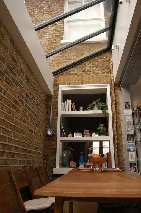 Side Return Extension, Architectural Design Studio, Side Return, Glass Extension, House Extension Design, Garden Terrace, Casa Container, Victorian Terrace, Brick Walls