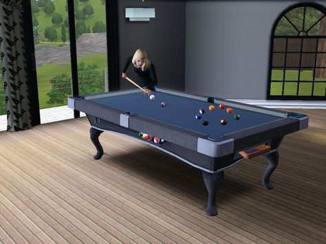 adonispluto's Side Pocket Pool Table Sims 4 Pool Table Cc, Foosball Table, Foosball, Sims 4 Cc, Pool Table, The Sims Resource, Sims Resource, Sims 3, Billiard Table