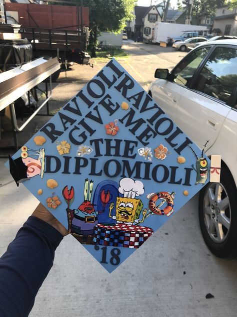 Step Brothers Graduation Cap, Breaking Bad Graduation Cap, Respiratory Therapy Humor, Spongebob Graduation, Spongebob Graduation Cap, Diy Grad Cap, Therapy Humor, Graduation Cap Decoration Diy, College Graduation Cap Decoration