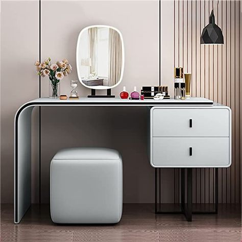 If you buy using my link you will be supporting my business massively, and I would appreciate it so so much! Grey Drawers, Makeup Dressing Table, Bedroom Makeup Vanity, Mirror Stool, Trifold Mirror, Wooden Vanity, Makeup Vanity Mirror, Make Up Desk Vanity, Dressing Table Set