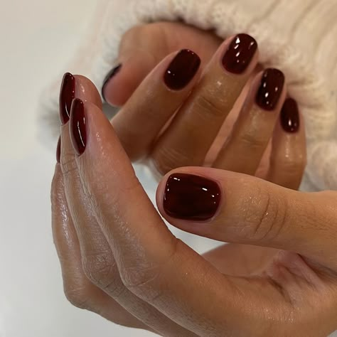 Faster shipping. Better service Fall Nail Ideas, Wine Nails, Maroon Nails, November Nails, Manicure Inspiration, Perfect Manicure, Cherry Nails, Easy Nails, Burgundy Nails