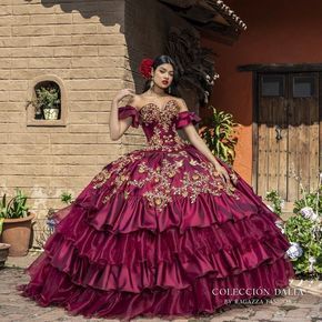 Yellow And Red Quinceanera Dress, Charro Red Quinceanera Dresses, Red And Gold Quince Dress, Red 15 Dresses Quinceanera, Red Charro Quinceanera Dress, Dream Quinceanera, Quinceanera Dresses Mexican, Vestido Charro, Quincenera Dresses