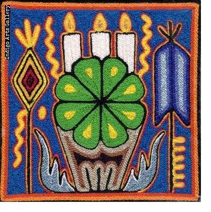 Nierika Yarn Paintings from the Huichol Indians of Mexico | Indigo Arts Yarn Crafts For Kids, Yarn Painting, Indian Art Gallery, Arts Gallery, Huichol Art, Intuitive Art, Popular Art, Visionary Art, Ancient Symbols