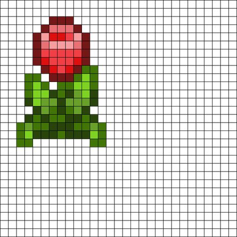 Search Results: Stardew Valley Bead Patterns | Kandi Patterns Tulip Perler Beads, Stardew Valley Flowers, Stardew Pixel Art Grid, Stardew Valley Pattern, Stardew Pixel Art, Tulip Grid Pattern, Flower Pixel Art Grid, Spring Crops Stardew, Minecraft Flower Pixel Art Grid