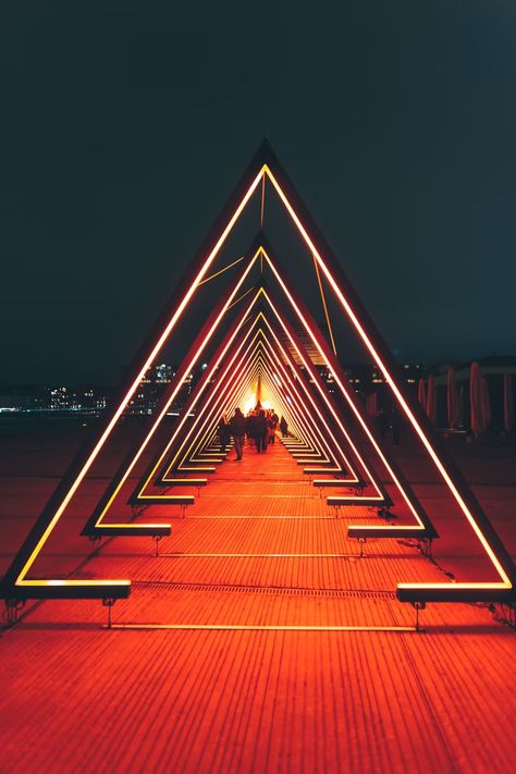 Event Entrance Design, Wooden Pathway, La Mecca, Roundtable Discussion, Pixel Led, Event Entrance, Copenhagen City, Nightclub Design, Desert Fashion