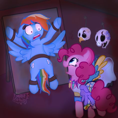 Mlp Pinkie Pie X Rainbow Dash, Mlp Grimdark Art, Rainbow Dash Cupcakes, Cupcakes Hd Mlp, Mlp Cupcakes Creepypasta, Mlp Gore Art, Mlp Creepypasta Fanart, Pinkie Pie Creepypasta, Mlp Horror Art