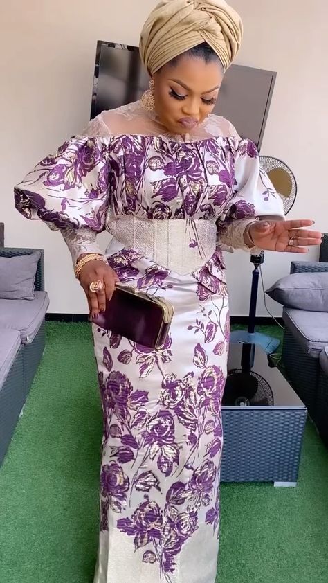 Damask Asoebi Styles, Lace Material Styles, Kids Gown Design, Bubu Gown, Nigerian Women, Church Girl, African Bridal Dress, African Ladies, Sweet Sunday