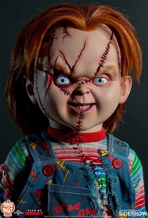 Chucky Face, Seed Of Chucky, Chucky Makeup, Chucky Tattoo, Chucky Movies, Chucky Halloween, Good Guy Doll, Chucky Doll, Trick Or Treat Studios