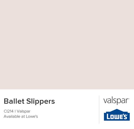 Ballet Slipper Paint Color, Ballet Slippers Paint Color, Pink Valspar Paint, Valspar Pink Paint Colors, Ballet Slipper Pink Paint, Valspar Paint Colors Purple, Valspar Light Pink Paint Colors, Valspar Bare Necessity, Ivy Bedroom