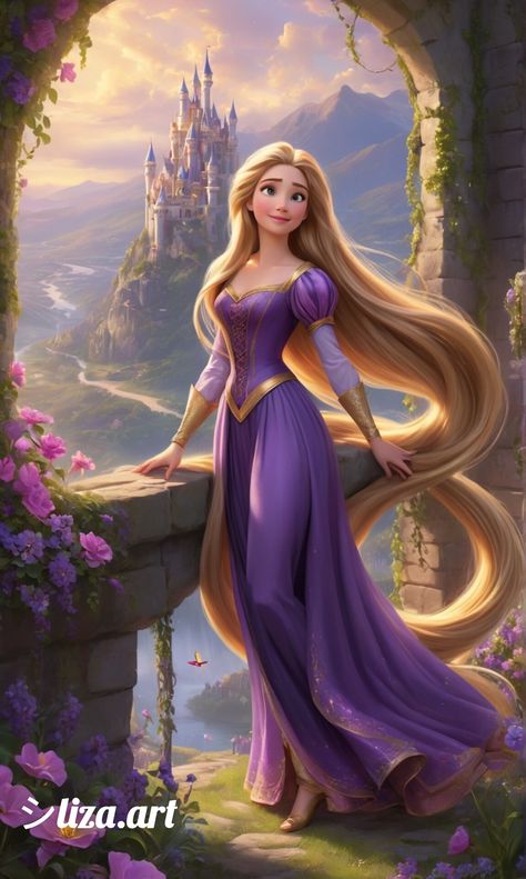 Girly M Instagram, Disney Frozen Elsa Art, Disney Princess Rapunzel, Disney Princess Artwork, Princess Wallpaper, Cute Disney Pictures, Princess Pictures, Princess Rapunzel, Disney Rapunzel