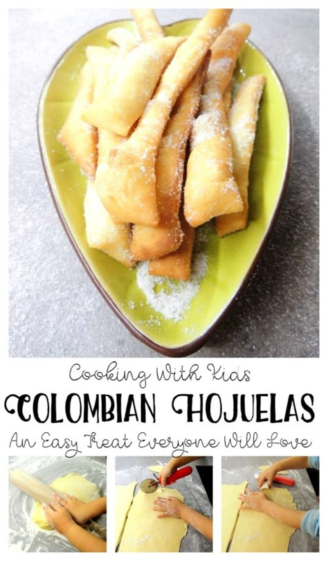 Colombian Hojuelas - An Easy Treat Everyone Will Love Colombian Desserts, Columbian Recipes, Colombia Food, Colombian Dishes, Colombian Cuisine, South American Recipes, Venezuelan Food, Latin American Food, Easy Treat