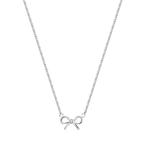 #necklace#coquette#jewelry#bow#silver Silver Bow Necklace, Pretty Jewellery Silver, Evry Jewels Necklaces, Simple Jewelry Necklace, Dainty Silver Jewelry, Silver Necklace Simple, Mode Zara, White Blouses, Necklaces Silver