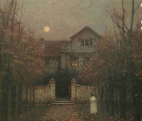 Evening in the Garden, 1907–09 Jakub Schikaneder, Honduras Travel, East Of The Sun, Guatemala Travel, Digital Museum, European Paintings, Goth Art, Fantasy Paintings, Bohemian Art