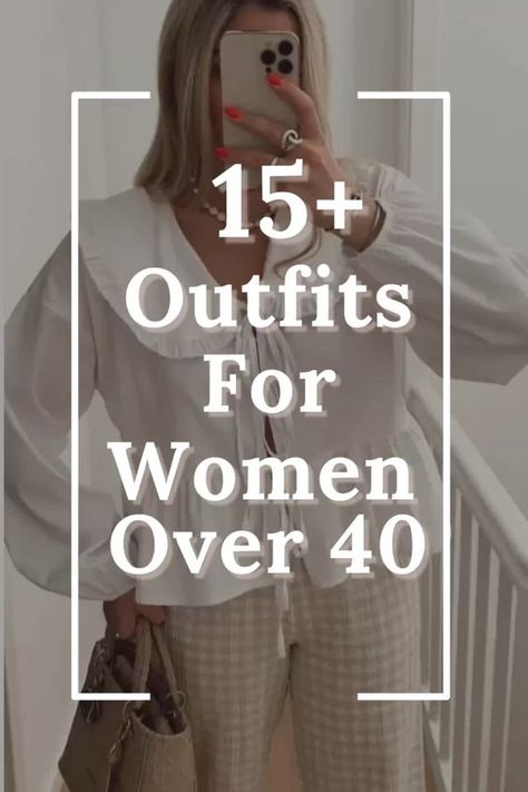 Best outfits handpicked for women over 40. Click to read more! Dressing In Your 40's For Women, Outfits 40 Year Old Woman, Outfit Ideas For Women Over 40, How To Dress In Your 40's For Women, Discover Style Ideas, Outfits For 40 Year Old Women, 40 Year Old Womens Fashion, Midlife Fashion, Over 40 Fashion