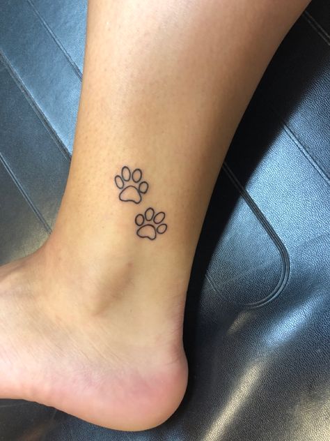 Paw Print Outline Tattoo, Pawprint Tattoos, Paw Print Outline, Tattoo On Arm, Pawprint Tattoo, Outline Tattoo, Arm Sleeve, Tattoo On, Print Tattoos