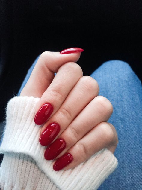 Crveni Nokti, Gel Manicure, Acrylic Nail Designs, Nail Manicure, Red Nails, Beautiful Nails, Nails Inspiration, Plus Size Outfits, Acrylic Nails