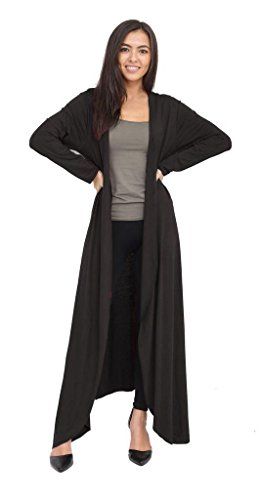 Girls Ladies Women Long Open Front Long Sleeves Floaty Waterfall Maxi Cardigan (Small to Plus Size) -- Be sure to check out this awesome product.(It is Amazon affiliate link) #usa The Cardigans, Waterfall Cardigan, Boyfriend Cardigan, Maxi Cardigan, Flare Long Sleeve, Classic Style Women, Black Women Fashion, Cardigan Sweaters For Women, Cardigan Fashion