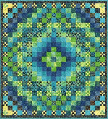 Quilt Inspiration: Free pattern day! Trip Around the World quilts Trip Around The World Quilt, Around The World Quilt, Mccalls Quilting, Granny Square Quilt, Vintage Quilts Patterns, Log Cabin Quilt Pattern, 9 Patch Quilt, Quilt In A Day, Charm Packs