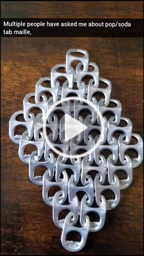 Pop Top Crafts, Pop Can Crafts, Pop Can Tabs, Soda Tab Crafts, Can Tab Crafts, Soda Can Tabs, Pop Tab Crafts, Soda Tab, Soda Can Crafts