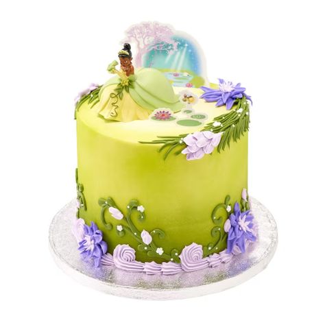 Maybe it is to celebrate a birthday or possibly to dreams coming true, but no matter the reason be sure to invite Princess Tiana to your next celebration! This Princess Tiana Celebration Cake is... Princess Tiana Cake Ideas, Princess Tiana Birthday Cake, Tiana Birthday Cake, Tiana Cake, Leopard Birthday, Fabulous Cakes, Tall Cakes, Celebration Cake, Princess Tiana