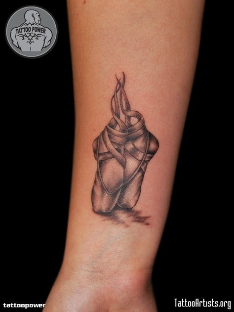 Ballet Shoes Tattoo, Ballet Tattoos, Shoes Tattoo, Ballerina Tattoo, Dancer Tattoo, Dance Tattoo, Shoe Tattoos, Dream Tattoos, Pointe Shoes