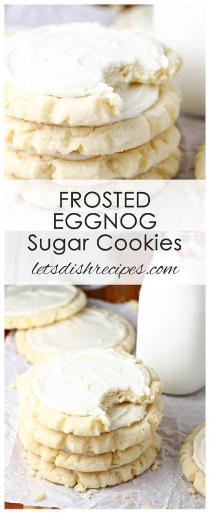 Bakery Style Sugar Cookies, Eggnog Frosting, Amazing Cookie Recipes, Easy Holiday Cookies, Creamy Eggnog, Easy Eggnog, Chewy Molasses Cookies, Eggnog Cookies, Holiday Baking List