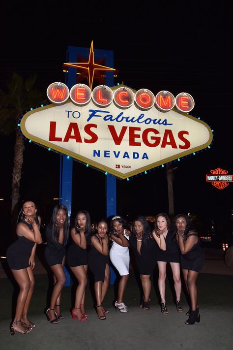 Vegas Bridesmaid Proposal, Vegas Bridal Party, Moh Duties, Vegas Bachelorette Party, Vegas Bachelorette, Black Bride, Vegas Wedding, Las Vegas Nevada, Bridesmaid Proposal