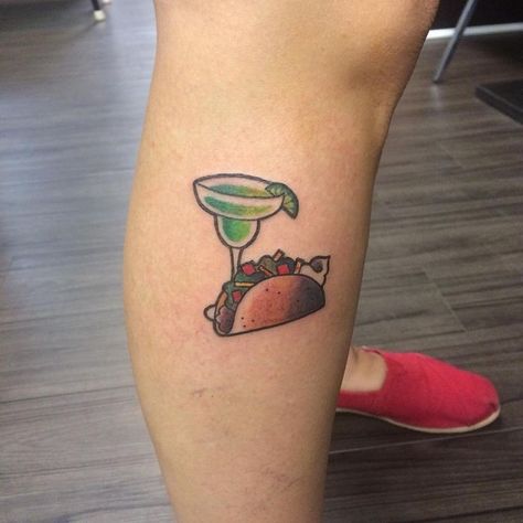 Taco Tattoo, Taco Tattoos, Body Art Tattoos, Small Tattoos, Body Art, Tattoo Ideas, Tattoos, Pins