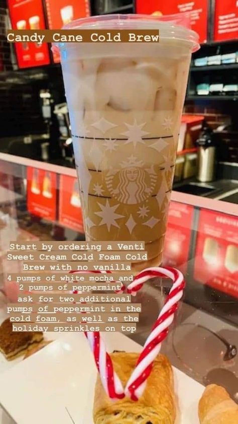 Christmas Drinks From Starbucks, Christmas Iced Coffee Starbucks, Best Holiday Starbucks Drinks, Starbucks Christmas Drinks Order, Christmas Drinks At Starbucks, Starbucks Winter Drink Orders, Christmas Starbucks Recipes, Christmas Coffee Starbucks, Winter Starbucks Drinks To Order