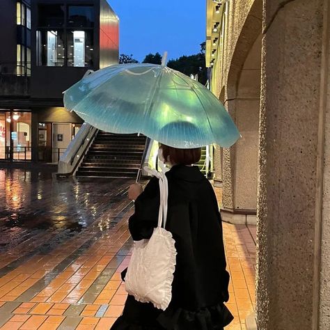 Twitter Jellyfish Transparent, Jellyfish Umbrella, Japanese Series, Transparent Umbrella, Japanese Umbrella, My Wallet, Angel Aesthetic, Outdoor Accessories, Long Handles