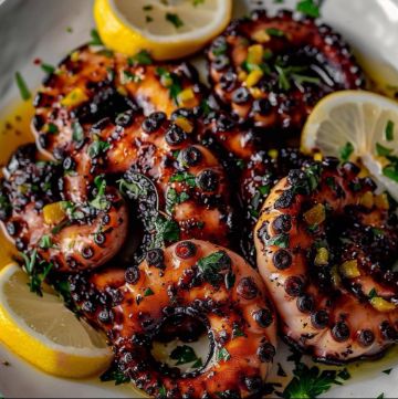 Simple Greek Grilled Octopus Recipe – Feisty Spices Grilled Octopus Recipe Greek, Octopus Marinade Recipe, Octopus Recipes Grilled, Grilled Octopus Recipe, How To Cook Octopus, Octopus Recipe, Octopus Recipes, Special Meals, Grilled Octopus