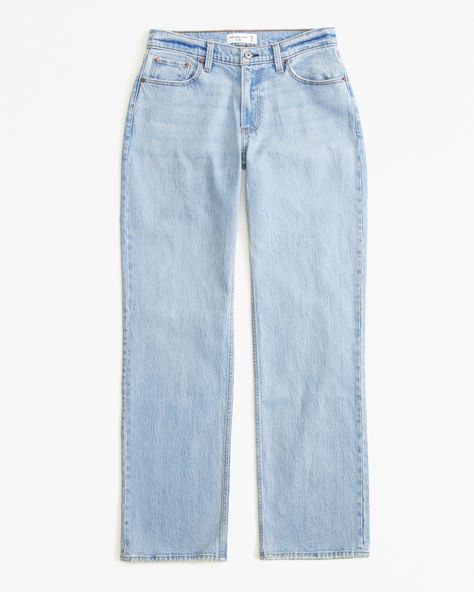 Women's Curve Love Low Rise Baggy Jean | Women's Bottoms | Abercrombie.com Low Rise Baggy Jeans, Cool Girl Outfits, Low Waisted Jeans, Baggy Jean, Winter Fashion Outfits Casual, Chic Fall Outfits, Light Jeans, Outfit Inspo Casual, Women's Bottoms