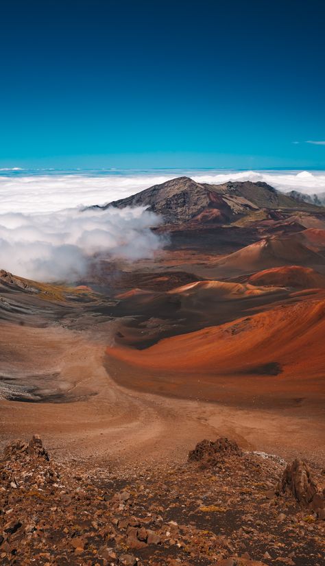 Halemau’u Trail At Haleakalā National Park Maui Haleakala National Park, Places To Visit In Hawaii, Hawaii National Parks, Honolulu Beach, Maui Photography, Usa Nature, North Shore Hawaii, Kailua Beach, Travel Aesthetics