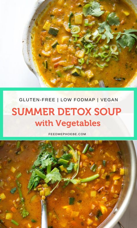 Low Fodmap Squash Soup, Low Fodmap Soup Vegetarian, Antiinflammatory Soup Vegan, Gut Reset Soup, Detox Soup Crockpot, Cleansing Soup Recipes, Low Fodmap Vegan Soup, Gluten Free Gut Healing Recipes, Gut Detox Recipes