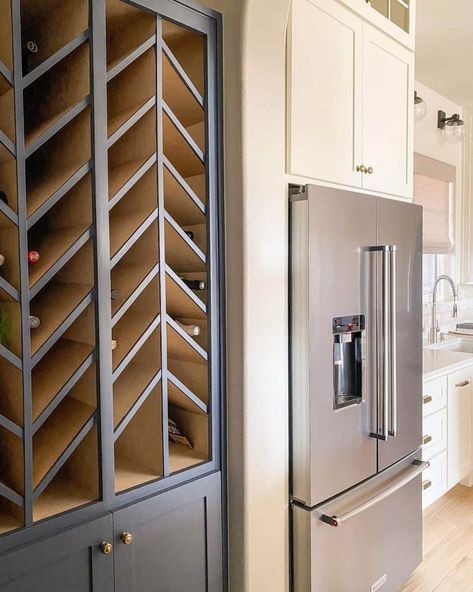 The Top 52 Wine Rack Ideas Wine Rack Ideas, Small Wine Racks, Modern Wine Rack, Wine Rack Plans, Wine Rack Design, Built In Wine Rack, Wine Bottle Storage, Kitchen Wine Rack, Rustic Wine Racks