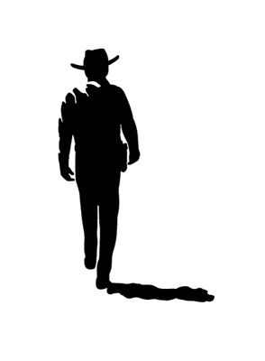 Stencil for Grandpa John Wayne Silhouette, Cowboy Silhouette Tattoo, John Wayne Tattoo Ideas, John Wayne Tattoo, Cowboy Stencil, Wooden Farm Signs, Minimalism Inspiration, Onesie Decorating, Compass Rose Tattoo