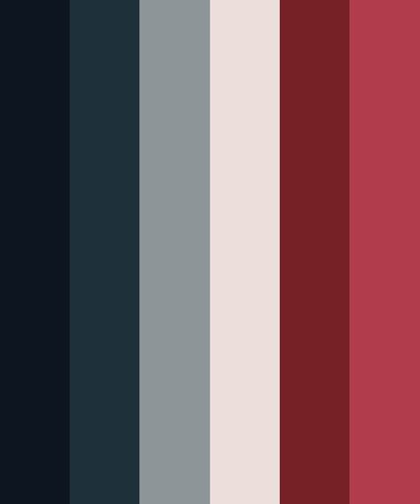 Red Blue Gray Color Scheme, Red To Blue Color Palette, White And Red Palette, Blue Black Red Color Palette, Red And Blue Pallete Color, Complimentary Colors For Red, Dark Blue And Red Color Palette, Red Black Blue Color Palette, Red Blue White Black Color Palette